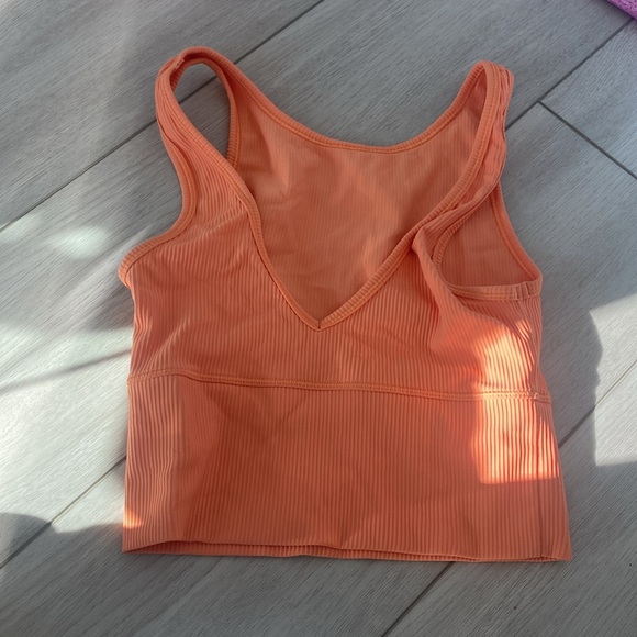 lululemon power pivot tank orange - Picture 2 of 2